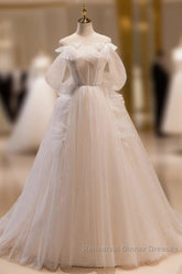 Unique And Noble Ivory Sleeveless Off Shoulder Ball Dress Ivory Sheer Thin Shoulder Strap With Backless Strap Semi Formal Prom Dress